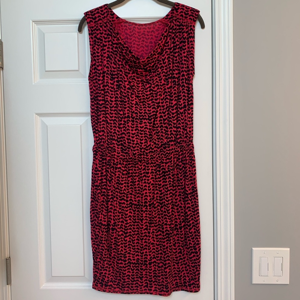 Rachel Rachel Roy Animal Print Cowl Neck Dress